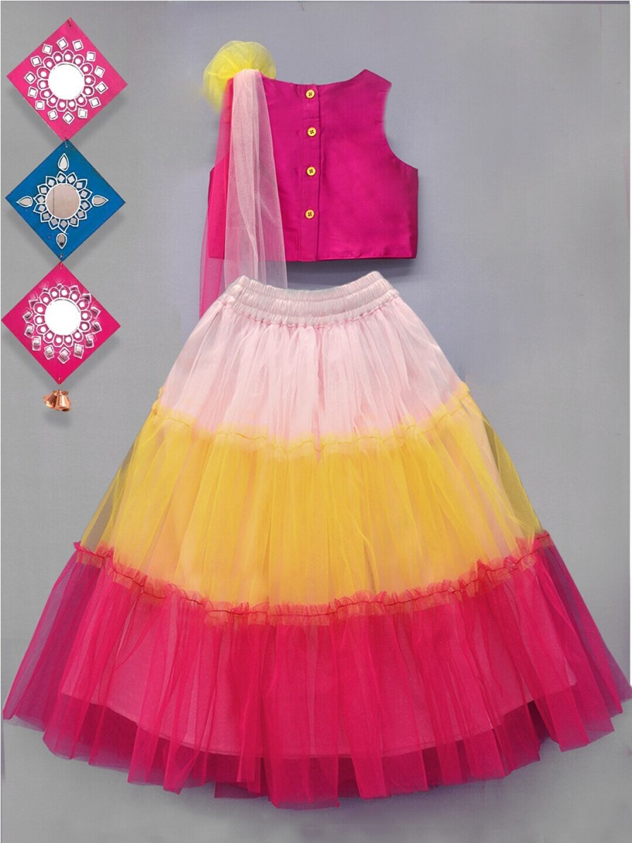 Women A.T.U.N. Lehenga Cholis | Buy A.T.U.N. Girls Ready To Wear Lehenga & Blouse With Dupatta - Apparel For Girls