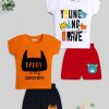 Kids KUCHIPOO Value Packs | Buy Kuchipoo Kids Pack Of 2 Printed T Shirt With Shorts - Apparel For Unisex Kids