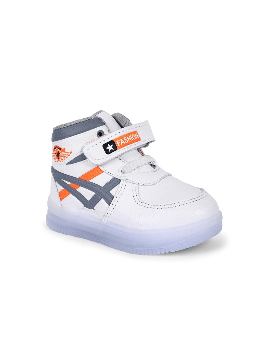 Kids KATS Casual Shoes | Buy Kats Kids Mid Top Printed Sneakers With Led Light - Footwear For Unisex Kids