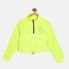 Kids HRX by Hrithik Roshan Jacket, Sweater & Sweatshirts | Buy Hrx By Hrithik Roshan U 17 Lifestyle Girls Neon Lime Rapid Dry Solid Jacket - Apparel For Girls