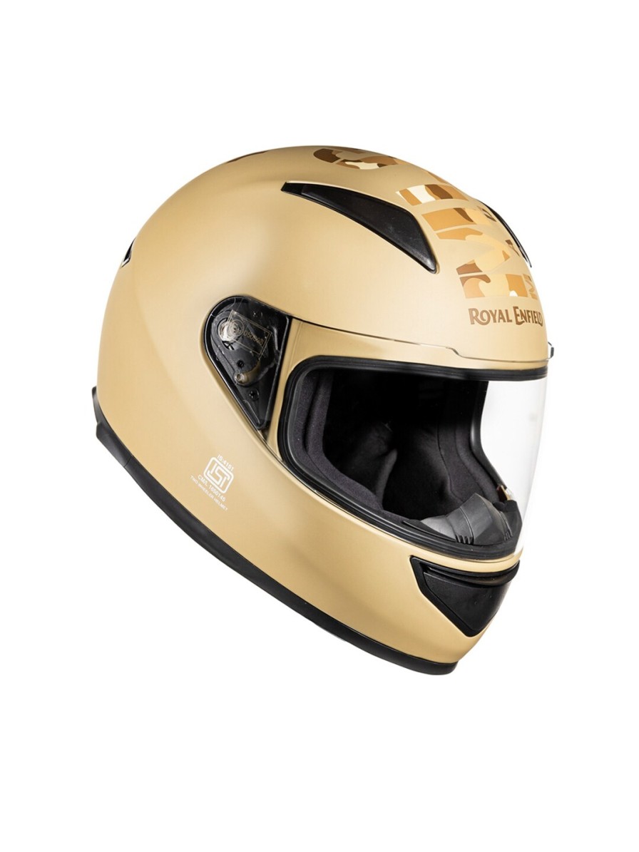 Men Royal Enfield Helmets | Buy Royal Enfield Brown Printed Full Face Helmet - Accessories For Unisex