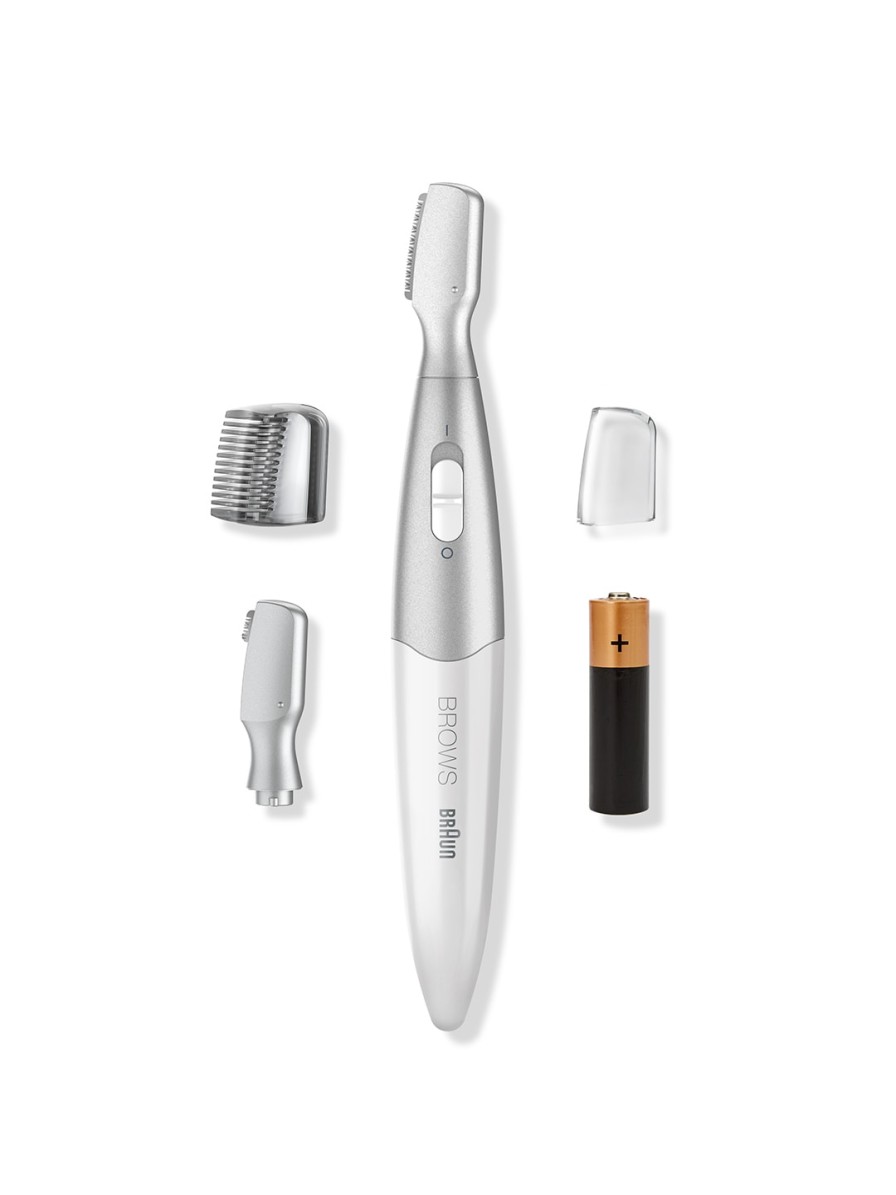 Men Braun Trimmers | Buy Braun Women Fg1106 Mini Precision Trimmer For Eyebrow Styling & Shaping Silver Toned - Personal Care For Women