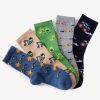 Kids Marks & Spencer Socks | Buy Marks & Spencer Boys Set Of 5 Patterned Ankle Length Socks - Accessories For Boys