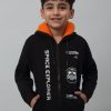 Kids Cantabil Jacket, Sweater & Sweatshirts | Buy Cantabil Boys Printed Hooded Fleece Sweatshirt - Apparel For Boys