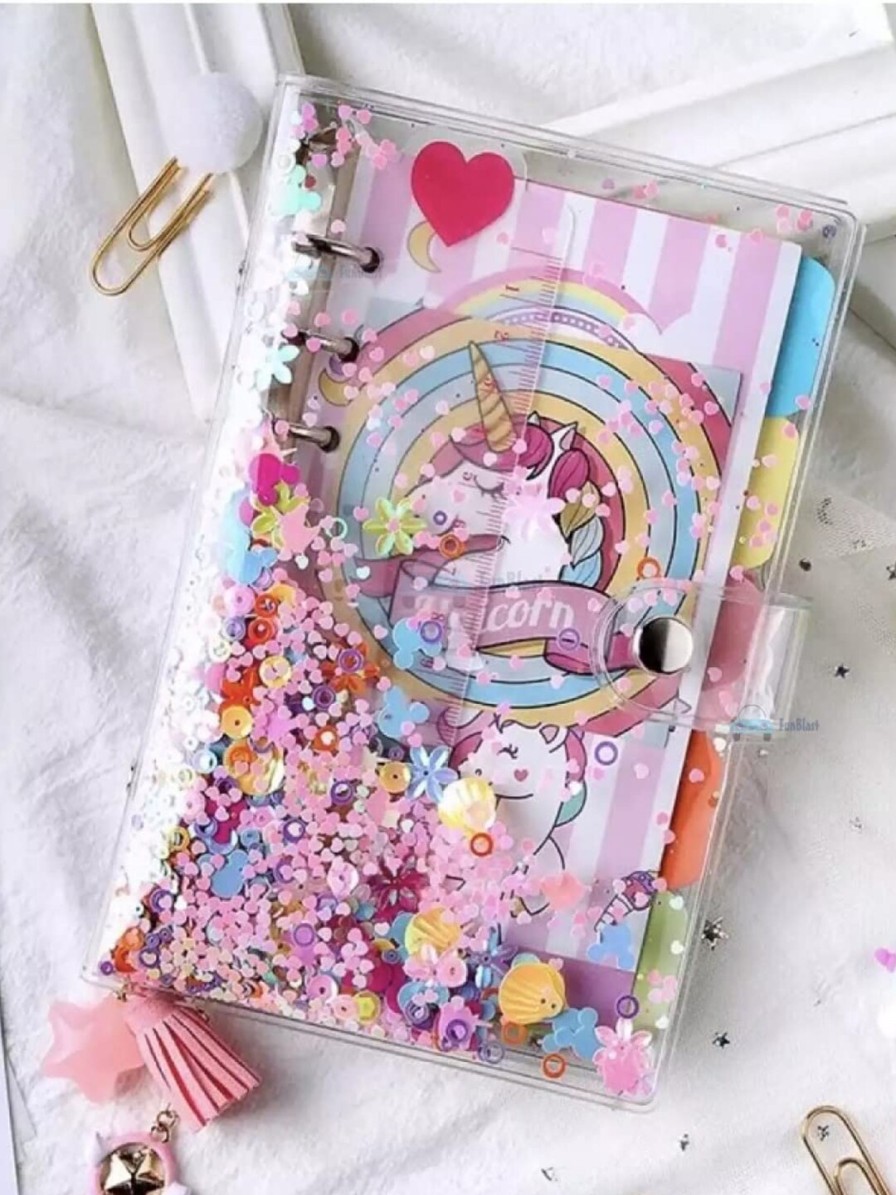 Kids OPINA Learning & Development | Buy Opina Girls 13 In 1 Diy Unicorn Diary Notebook - Toys And Games For Unisex Kids