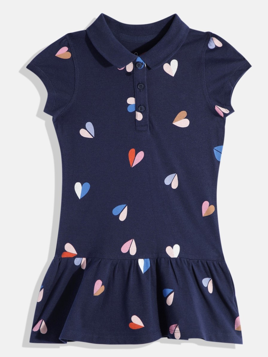 Kids mothercare Mothercare | Buy Mothercare Girls Conversational Printed Pure Cotton T Shirt Dress - Apparel For Girls