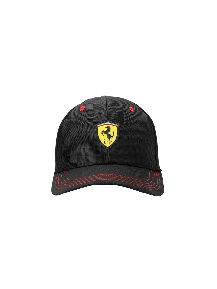 Men PUMA Motorsport Caps & Hats | Buy Puma Motorsport Unisex Black Solid Snapback Ferrari Fanwear Bb Cap - Accessories For Unisex