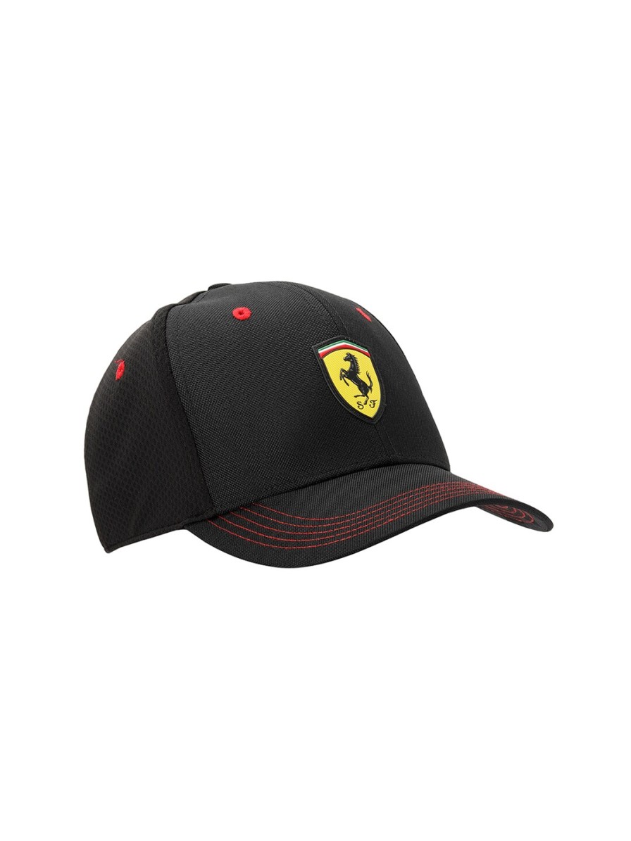 Men PUMA Motorsport Caps & Hats | Buy Puma Motorsport Unisex Black Solid Snapback Ferrari Fanwear Bb Cap - Accessories For Unisex