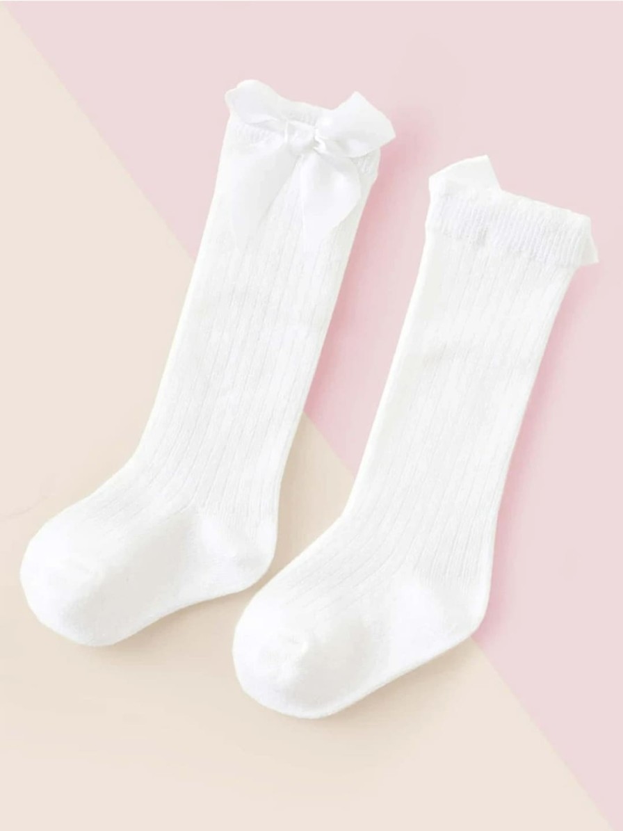 Kids EL REGALO Socks | Buy El Regalo Girls White Solid Calf Length Socks - Accessories For Girls