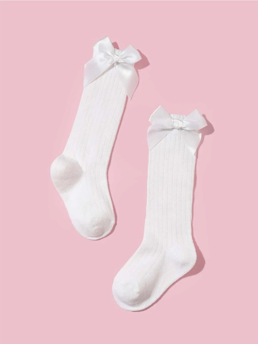 Kids EL REGALO Socks | Buy El Regalo Girls White Solid Calf Length Socks - Accessories For Girls