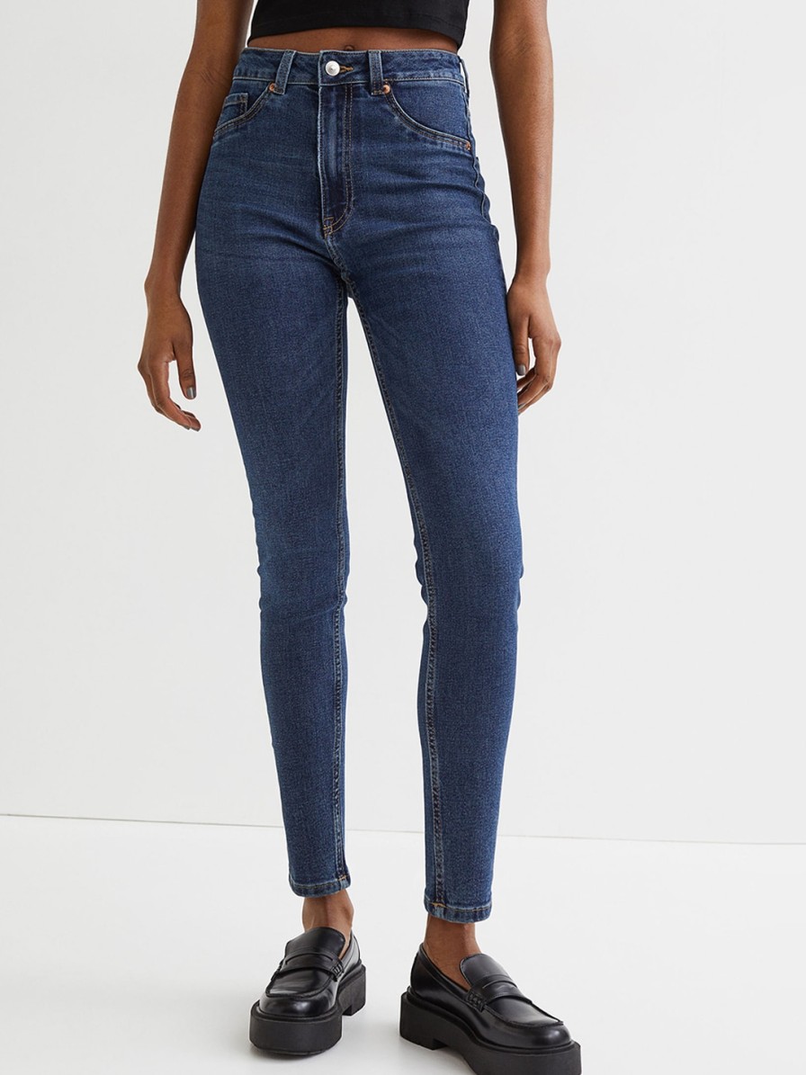 Women H&M Jeans | Buy H&M Women Blue Skinny High Jeans - Apparel For Women