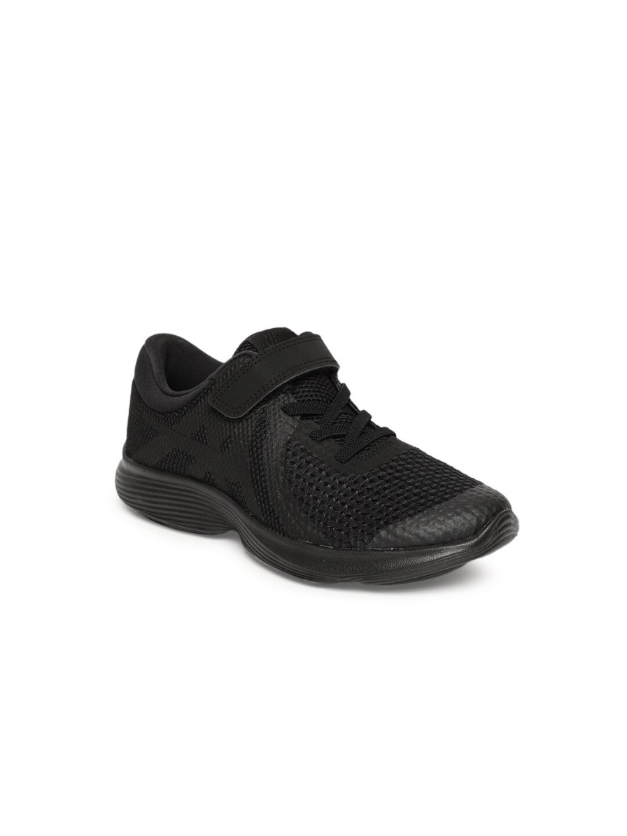 Kids Nike School Shoes | Buy Nike Kids Black Revolution 4 Running Shoes - Footwear For Unisex Kids