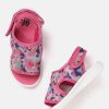 Kids YK Sandals | Buy Yk Girls White & Pink Printed Sports Sandals - Footwear For Girls