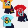 Kids BAESD Clothing Sets | Buy Baesd Boys Pack Of 3 Printed Pure Cotton T Shirt With Shorts - Apparel For Boys