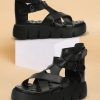 Women Denill Flats | Buy Denill Strappy Open Toe Gladiators - Footwear For Women