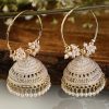 Women Shining Diva Earrings | Buy Shining Diva White Contemporary Jhumkas Earrings - Accessories For Women