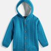 Kids HERE&NOW Jacket, Sweater & Sweatshirts | Buy Here&Now Boys Self Design Acrylic Hooded Sweatshirt - Apparel For Boys