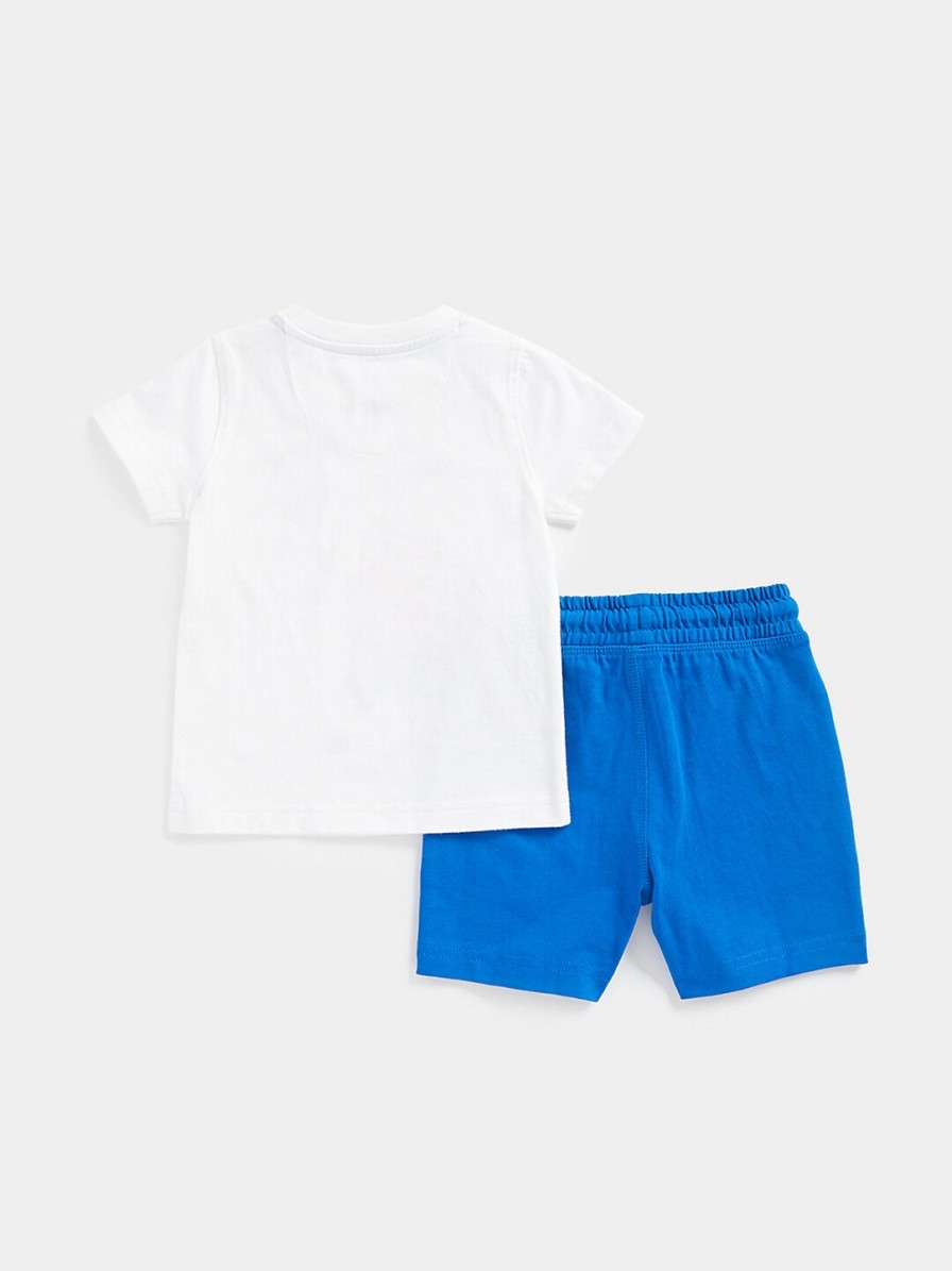 Kids mothercare Mothercare | Buy Mothercare Boys Printed Pure Cotton T Shirt With Shorts - Apparel For Boys