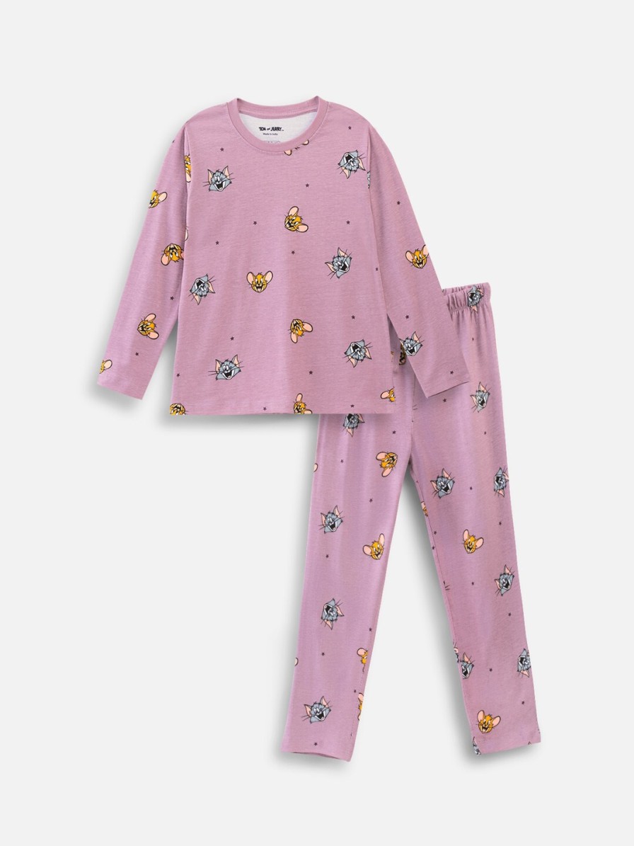 Kids Nap Chief Nightwear & Loungewear | Buy Nap Chief Kids Tom & Jerry Printed Pure Cotton Night Suit - Apparel For Unisex Kids