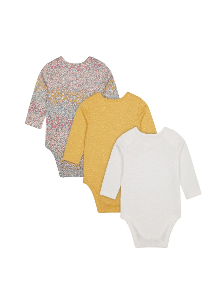 Kids mothercare Bodysuits | Buy Mothercare Boys Pack Of 3 Printed Pure Cotton Bodysuit - Apparel For Boys