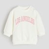 Kids H&M Winter Wear | Buy H&M Boys Text Print Cotton Sweatshirt - Apparel For Boys