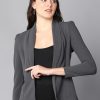 Women Roadster Shrugs | Buy The Roadster Lifestyle Co. Grey Long Sleeve Open Front Shrug - Apparel For Women