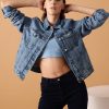 Women STREET 9 Jackets | Buy Street 9 Lightweight Pure Cotton Crop Denim Jacket - Apparel For Women