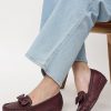 Women Marc Loire Heels | Buy Marc Loire Women Burgundy Wedge Sandals With Bows - Footwear For Women