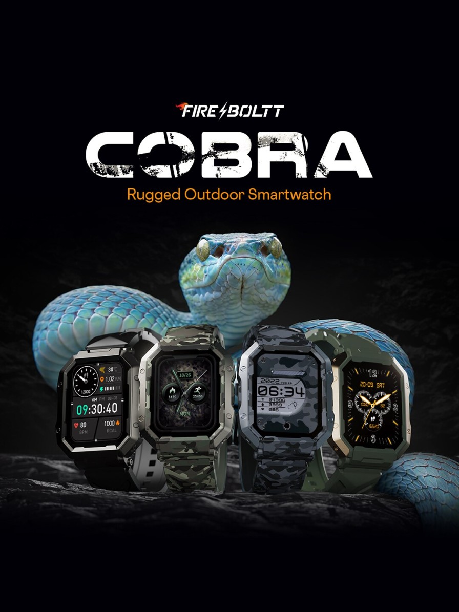 Men Fire-Boltt Sports Accessories | Buy Fire Boltt Green Cobra 1.78 Inch Amoled Army Grade Build Smart Watch - Accessories For Unisex