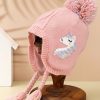 Kids Yellow Bee Caps & Hats | Buy Yellow Bee Girls Reversible Sequins Unicorn Woollen Cap - Accessories For Girls