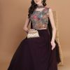 Women Kinjo Lehenga Cholis | Buy Kinjo Embroidered Thread Work Ready To Wear Lehenga & Blouse With Dupatta - Apparel For Women