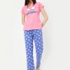 Women max Sleepwear & Loungewear | Buy Max Graphic Printed Pure Cotton Night Suit - Apparel For Women