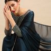 Women Anouk Sarees | Buy Anouk Sequinned Pure Georgette Saree - Apparel For Women