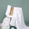 Kids KICKS & CRAWL Infant Care | Buy Kicks & Crawl Kids Pack Of 2 White & Yellow Printed Muslin Cotton Swaddles - Accessories For Unisex Kids