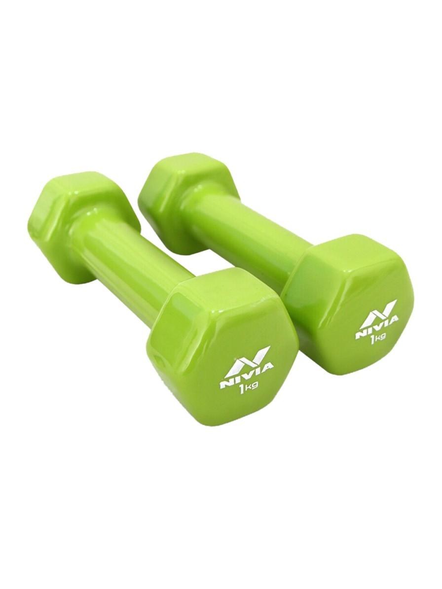 Women NIVIA Sports Equipment | Buy Nivia Set Of 2 Workout Dumbbells 1Kg Each - Sporting Goods For Unisex