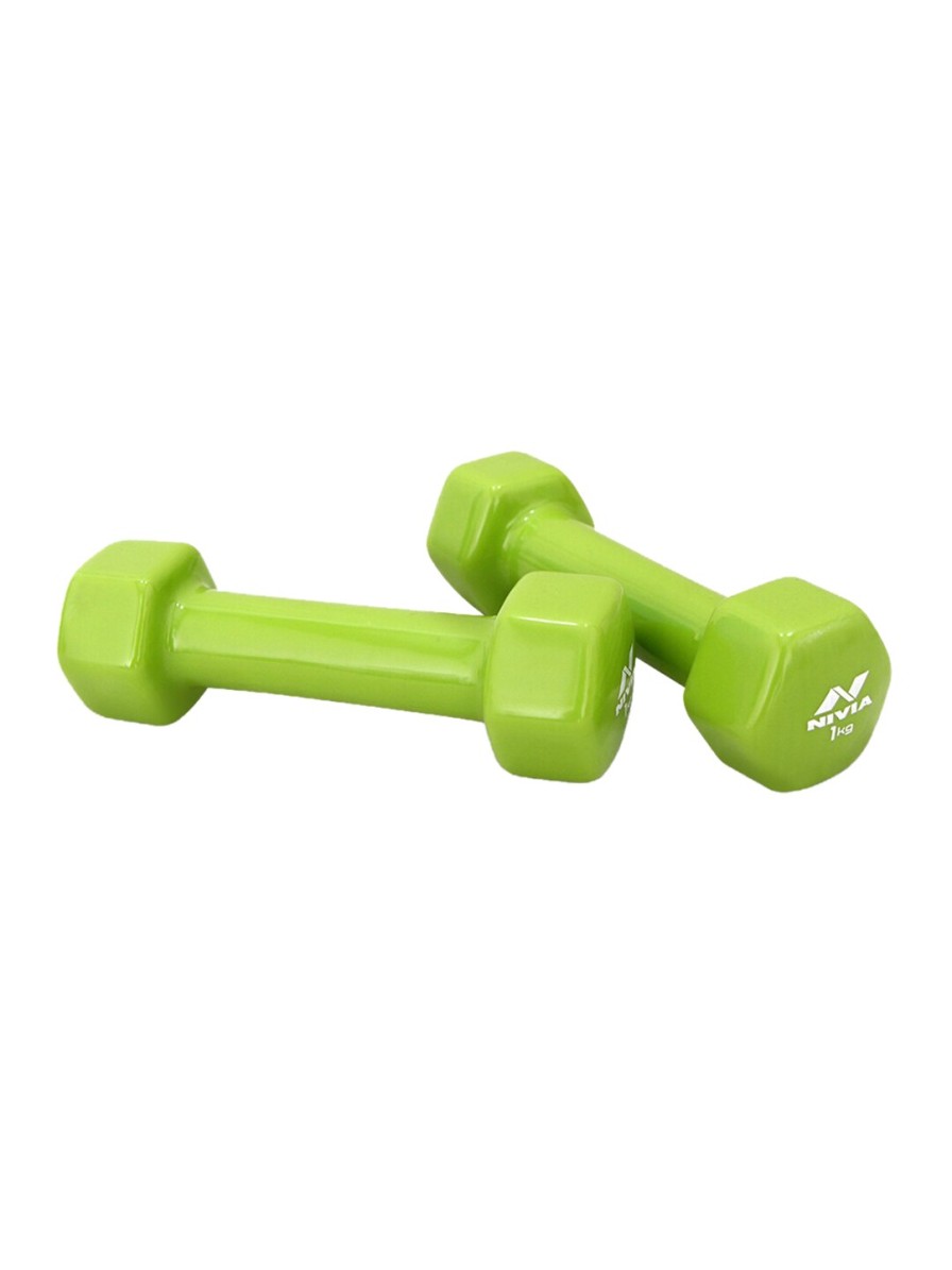 Women NIVIA Sports Equipment | Buy Nivia Set Of 2 Workout Dumbbells 1Kg Each - Sporting Goods For Unisex