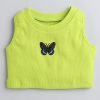 Kids AWW HUNNIE Tops | Buy Aww Hunnie Girls Graphic Printed Cotton Crop Top - Apparel For Girls