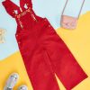 Kids Pantaloons Junior Dungarees & Jumpsuits | Buy Pantaloons Junior Girls Embroidered Dungaree - Apparel For Girls