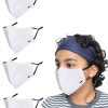 Kids MASQ Masks & Protective Gears | Buy Masq Kids Pack Of 4 Solid 4 Ply Cotton Reusable Outdoor Cloth Masks - Accessories For Unisex Kids