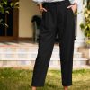 Women SASSAFRAS Trousers & Capris | Buy Sassafras Women Tapered Fit Mid Rise Pleated Trousers - Apparel For Women