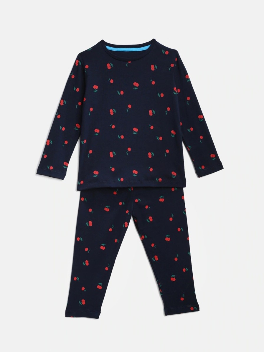 Kids HERE&NOW Nightwear & Loungewear | Buy Here&Now Boys Conversational Printed Night Suit - Apparel For Boys