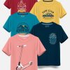 Kids HELLCAT T-Shirts | Buy Hellcat Boys Pack Of 5 Printed Cotton T Shirt - Apparel For Boys