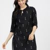 Women Vishudh Kurtis, Tunics & Tops | Buy Vishudh Women Black & White Printed Tunic - Apparel For Women