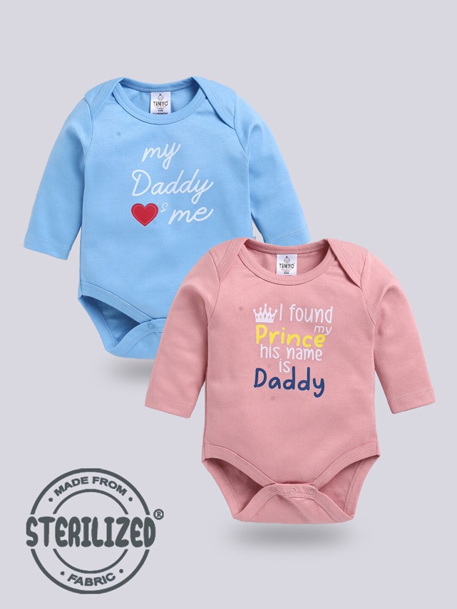 Kids Moms Love Bodysuits | Buy Moms Love Infants Pack Of 2 Printed Assorted Cotton Bodysuit - Apparel For Unisex Kids