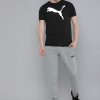 Men Puma Active T-Shirts | Buy Puma Men Black Active Big Logo Printed Drycell Round Neck T Shirt - Apparel For Men