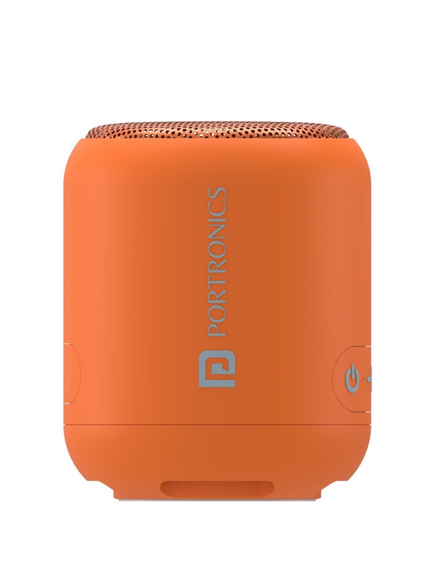 Men Portronics Speakers | Buy Portronics Sounddrum 1 10W Orange Water Resistant Wireless Bluetooth Portable Speakers - Accessories For Unisex