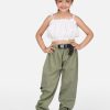 Kids HERE&NOW Clothing Sets | Buy Here&Now Girls Pure Cotton Crop Top With Trousers - Apparel For Girls