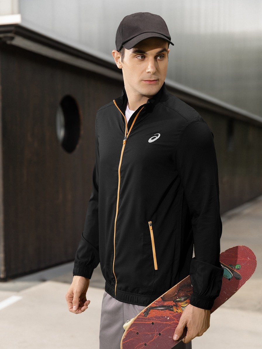 Men ASICS Jackets & Sweatshirts | Buy Asics Lightweight Solid M Fz Sporty Jacket - Apparel For Men