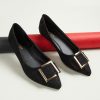 Women Ginger by Lifestyle Flats | Buy Ginger By Lifestyle Buckle Detailed Ballerinas - Footwear For Women