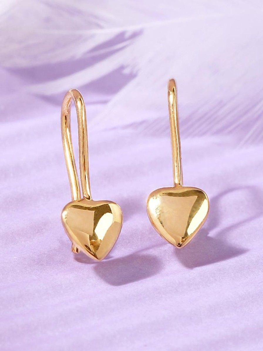 Women CANDERE A KALYAN JEWELLERS COMPANY Fine Jewellery | Buy Candere A Kalyan Jewellers Company 18Kt Gold Dangle Earrings 1.11 G - Accessories For Women